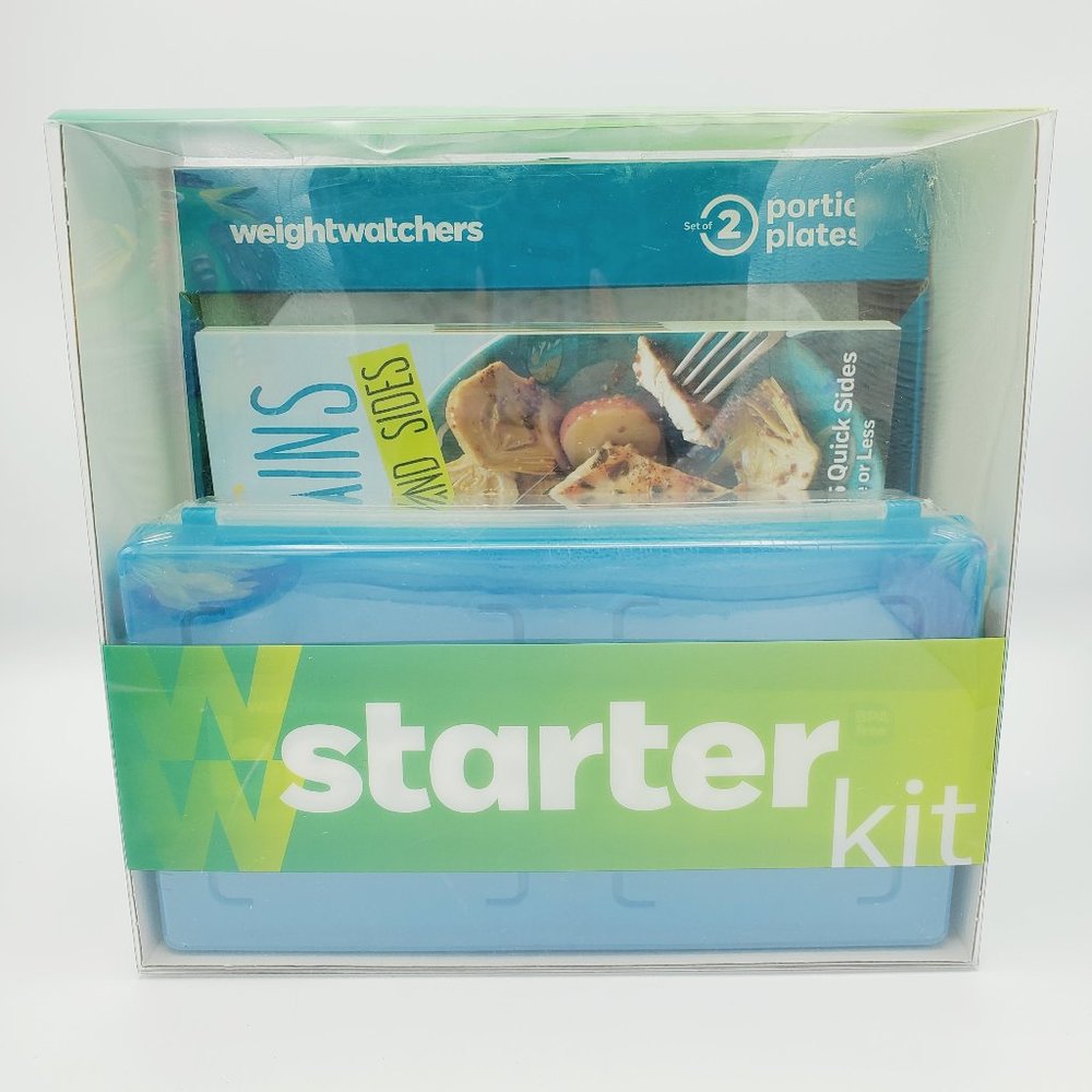 NEW 2014 Weight Watchers Starter Kit Portion Plates Bento Box & Cookbook